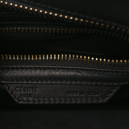 Celine Drummed Calfskin Micro Tri-Color Luggage Rust 6 of 8