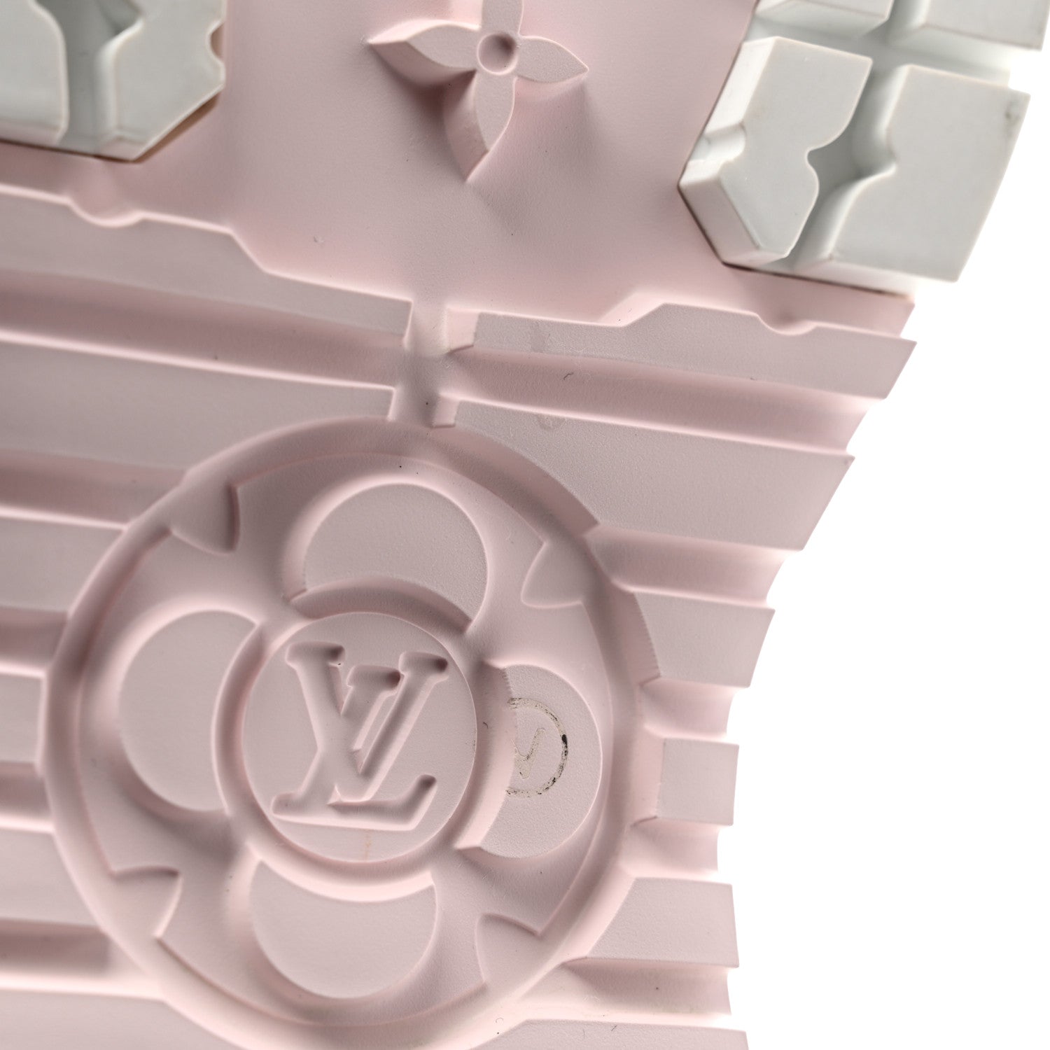 Louis Vuitton Canvas LV Squad Sneakers 38 White Pink 9 of 10