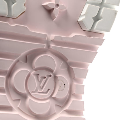 Louis Vuitton Canvas LV Squad Sneakers 38 White Pink 9 of 10