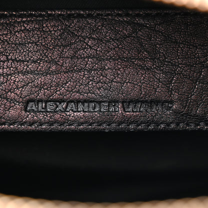 Alexander Wang Pebbled Lambskin Rocco Black Rose Gold Hardware 6 of 9