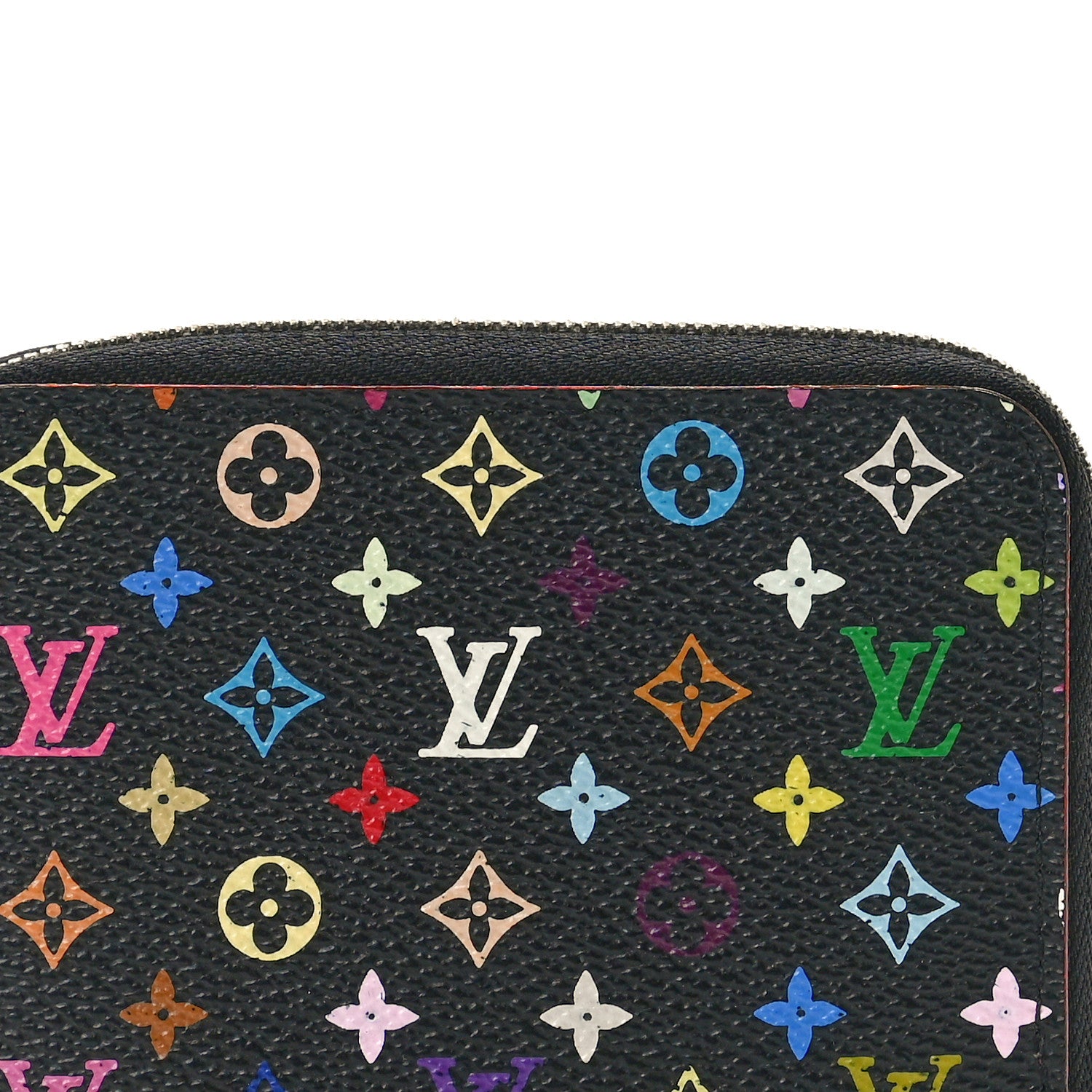 Louis Vuitton Monogram Multicolor Zippy Coin Purse Black Grenade 7 of 8