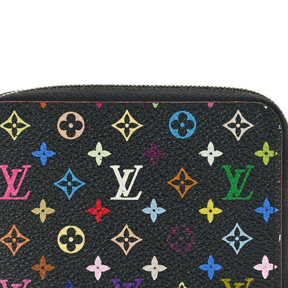 Louis Vuitton Monogram Multicolor Zippy Coin Purse Black Grenade 7 of 8