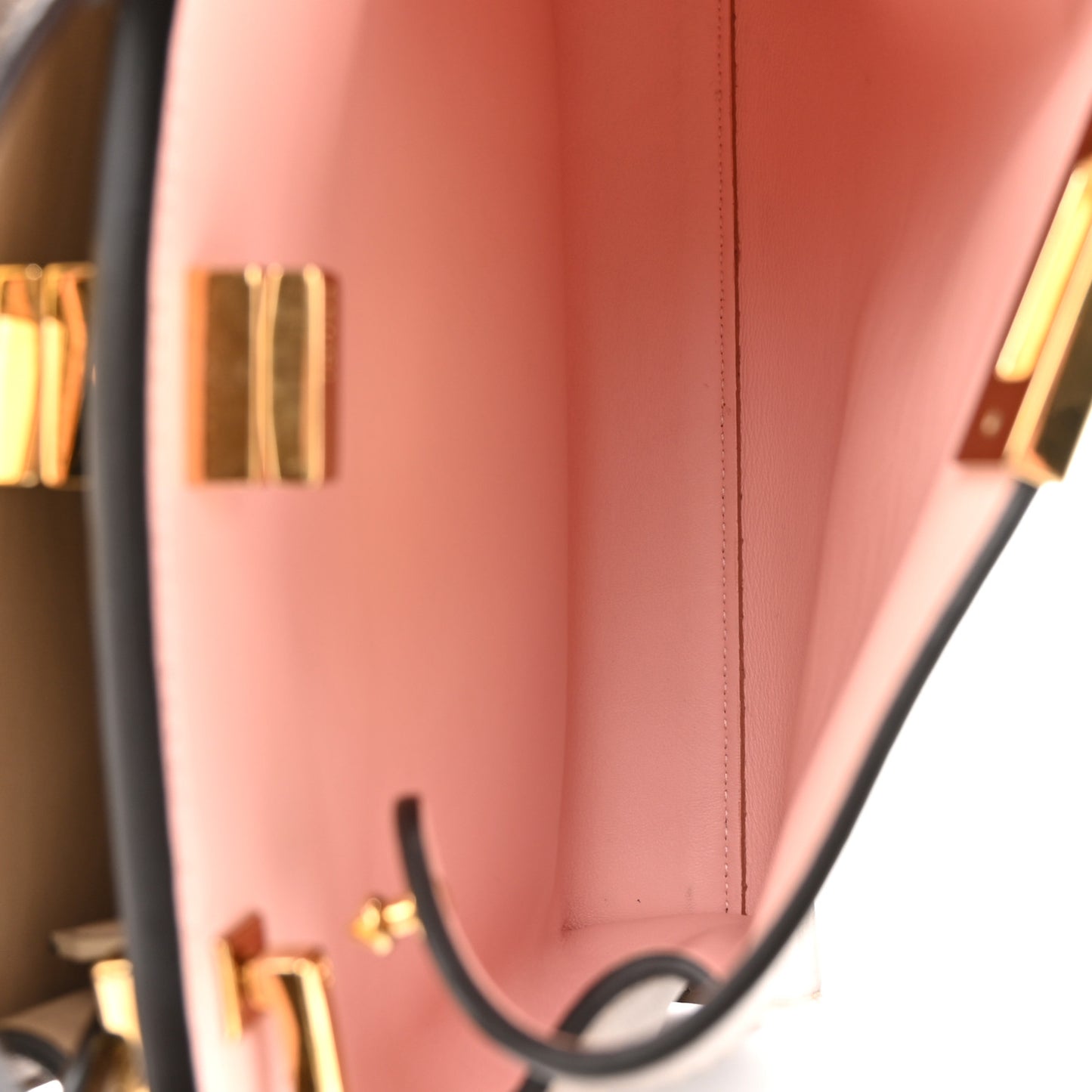 Vitello Tahiti Burro Bi-Color Medium Peekaboo Iconic Essentially Satchel Maya Camelia Confetto