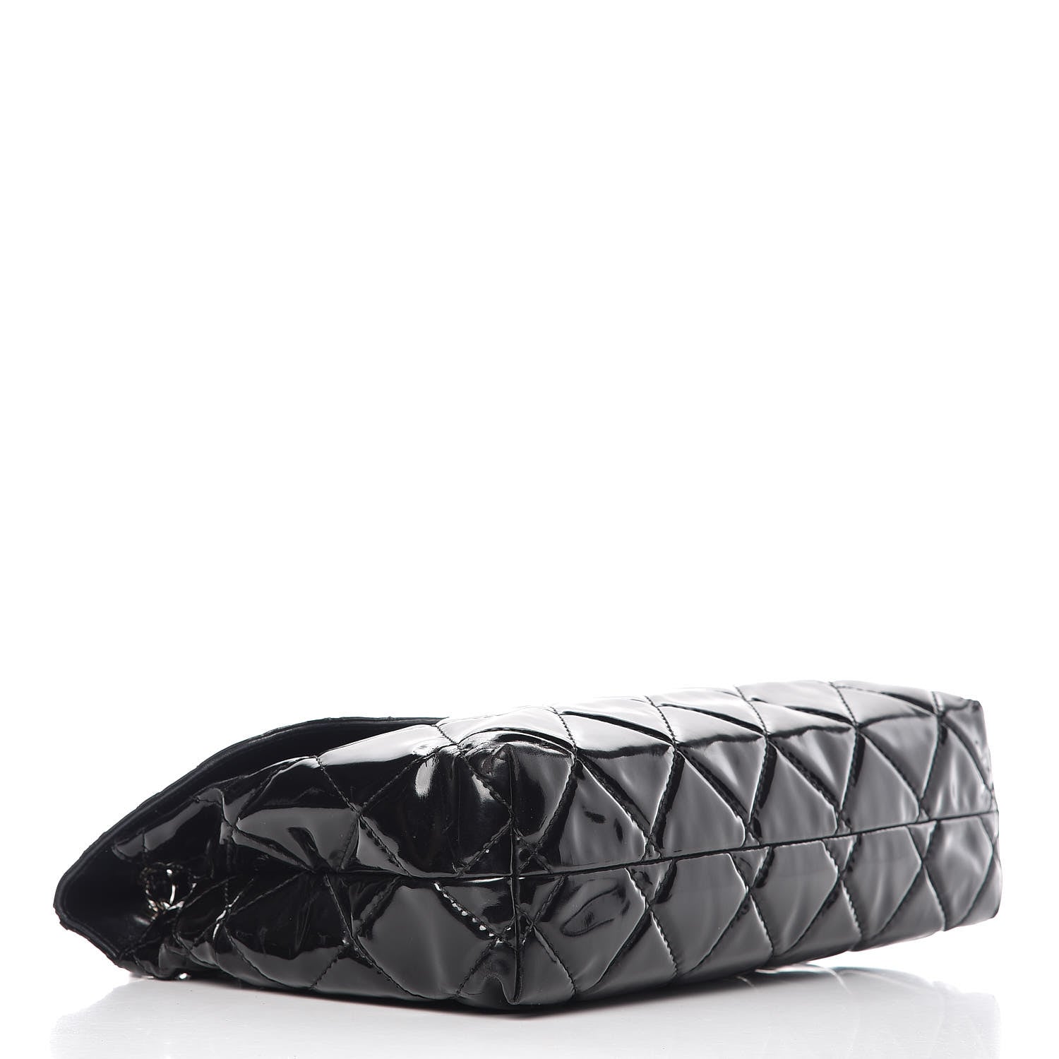 Chanel Vinyl Quilted In the Business Flap Bag Black 4 of 17