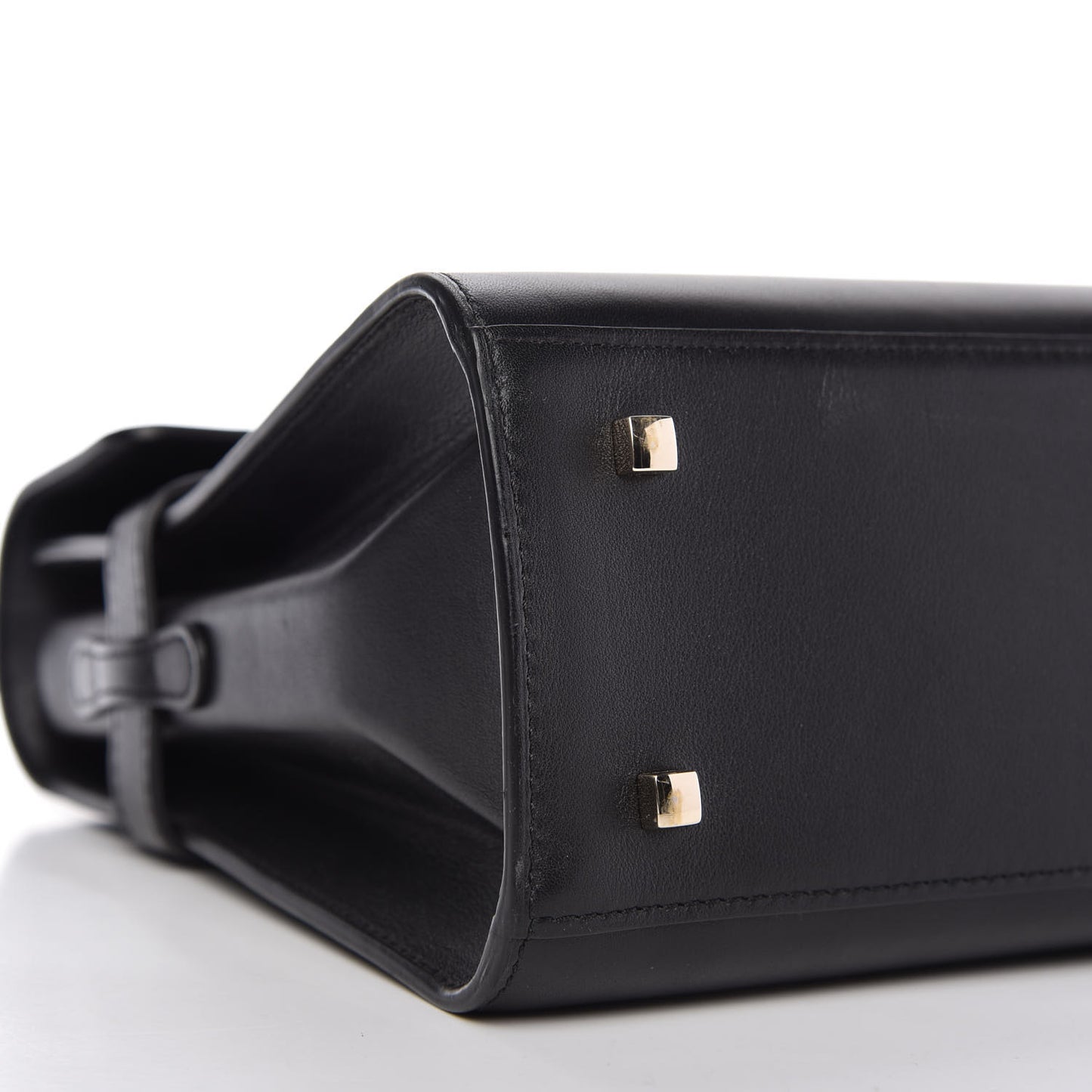 Calfskin MM Tempete Satchel Black