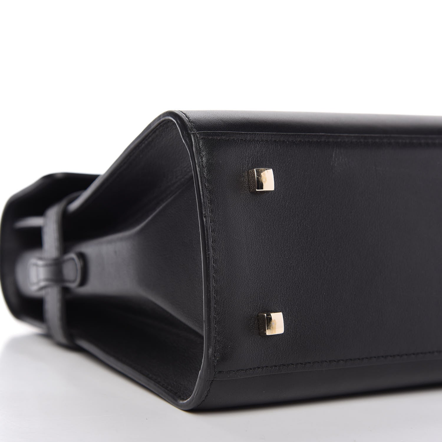 Delvaux Calfskin MM Tempete Satchel Black 6 of 9