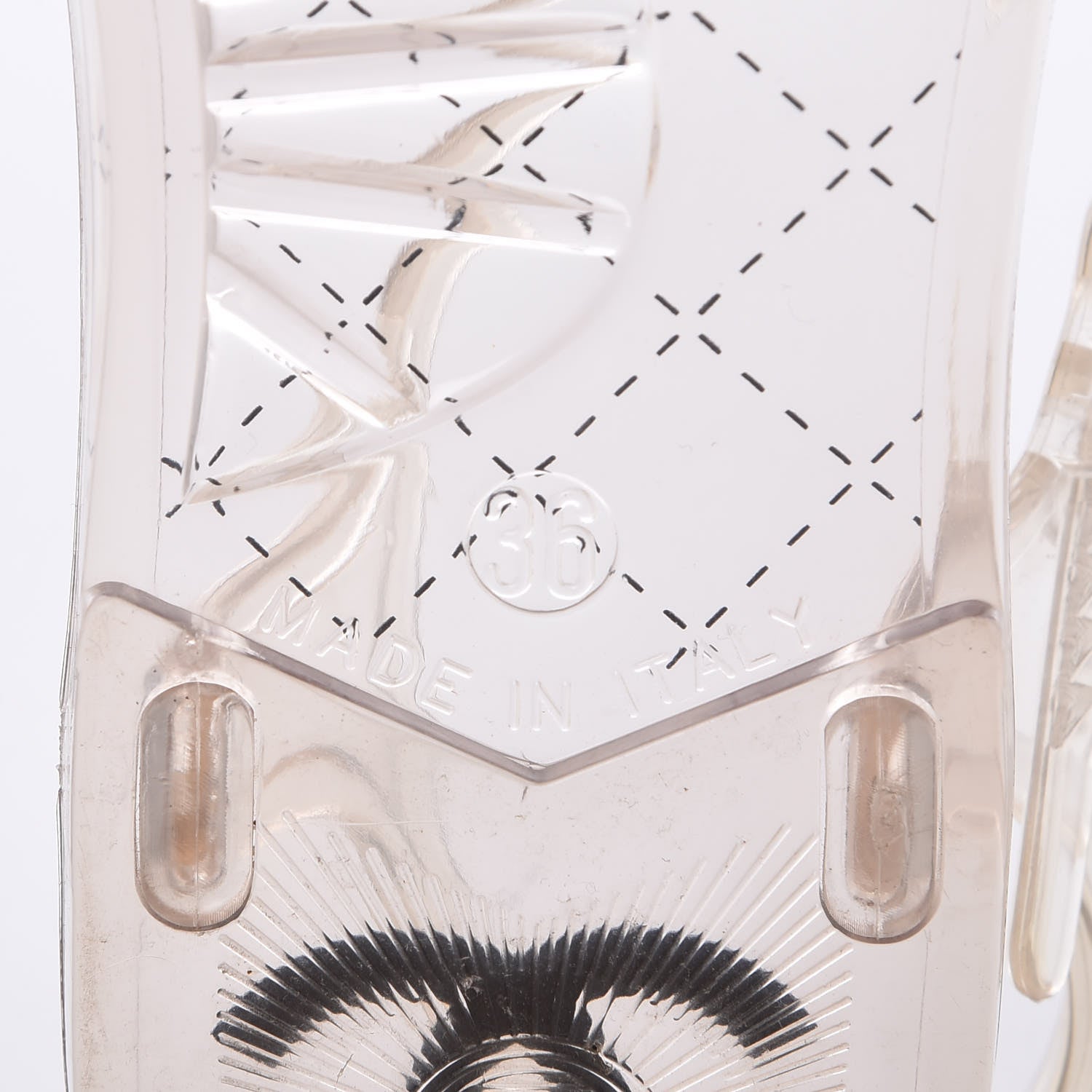 Chanel Jelly Crystal CC Thong Sandals 36 Clear 6 of 8