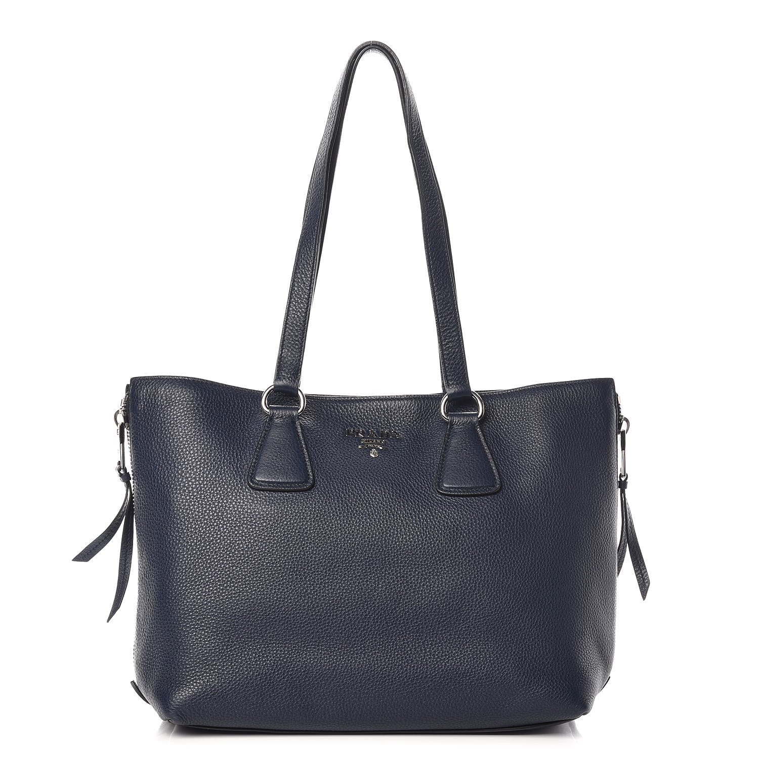 Prada Vitello Phenix Shopping Tote Baltico 1 of 8