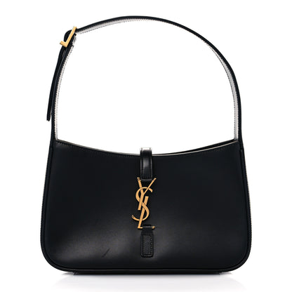 Saint Laurent Smooth Calfskin Le 5 A 7 Hobo Black 1 of 10
