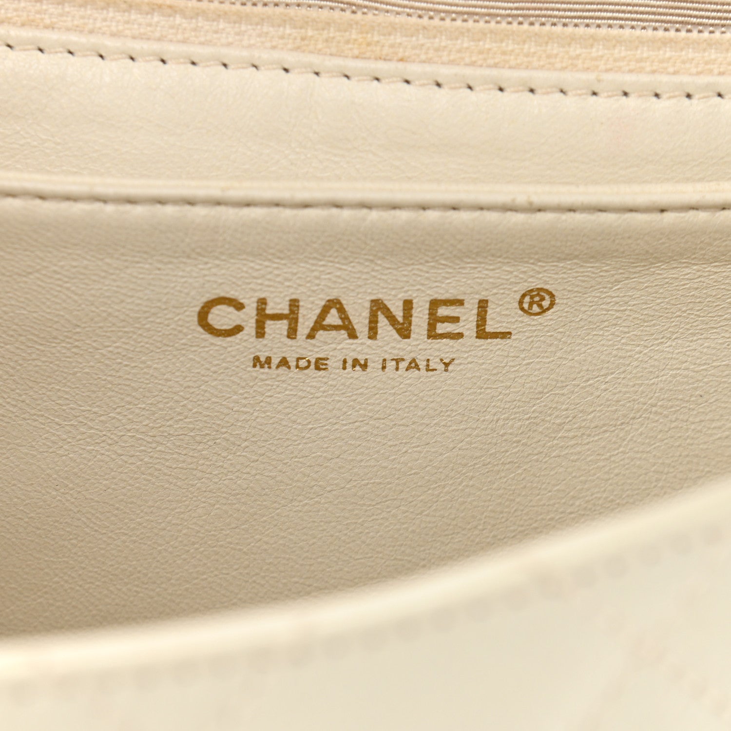 Chanel Caviar Quilted Jumbo Kelly Flap White 6 of 12