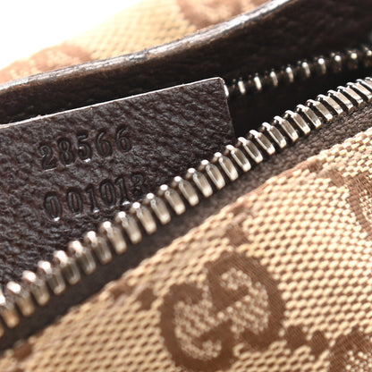 Gucci GG Monogram Double Pocket Belt Bag Dark Brown 7 of 12