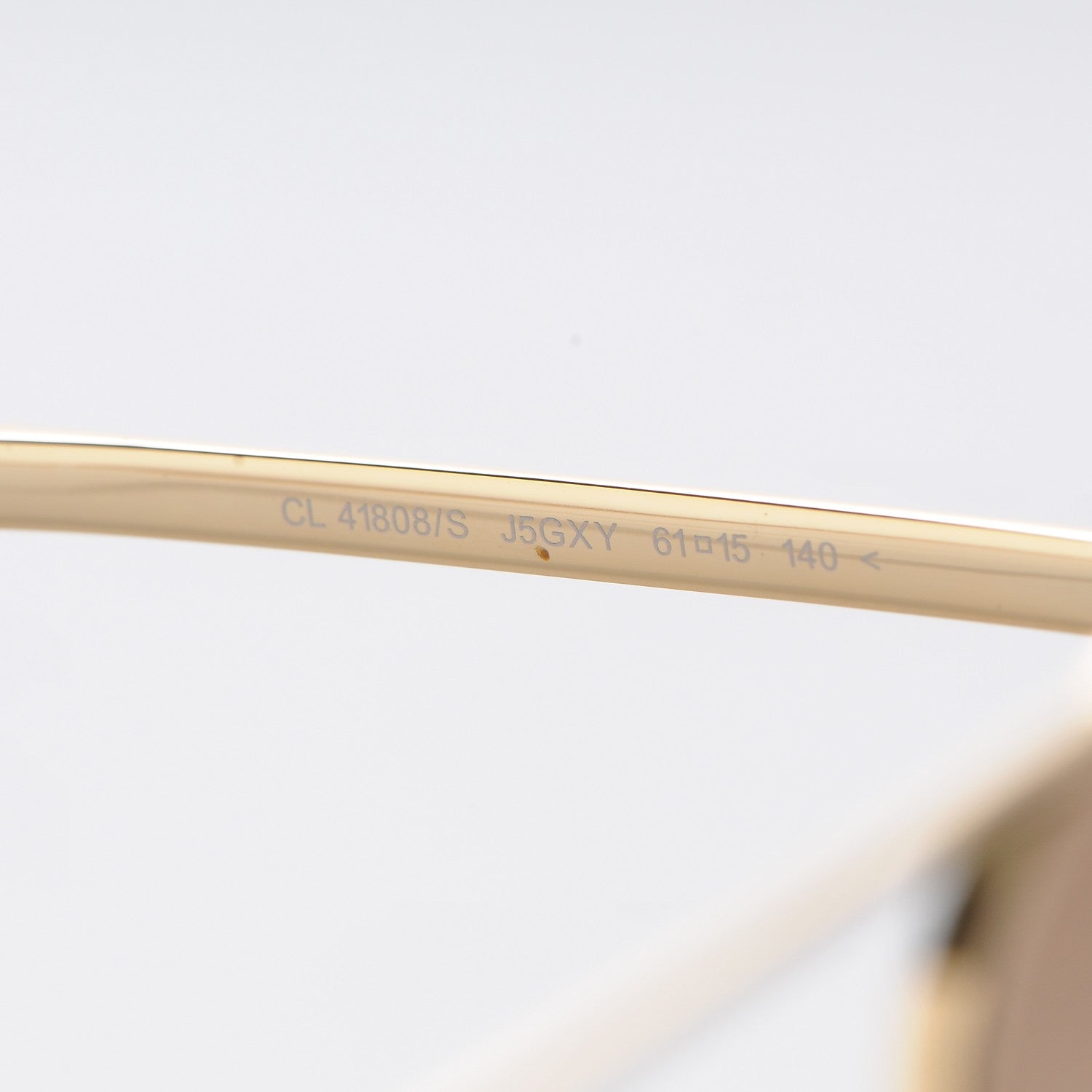 Celine Metal Sunglasses CL 41808/S Gold 6 of 7
