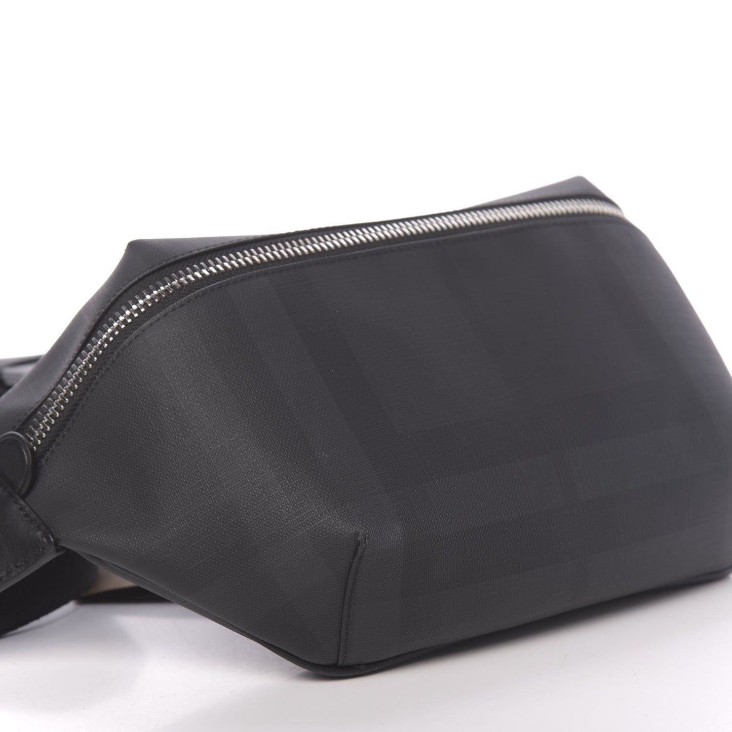London Check Medium Bum Bag Dark Charcoal