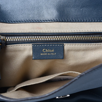 Chloe Suede Calfskin Medium Faye Backpack Silver Blue 6 of 12