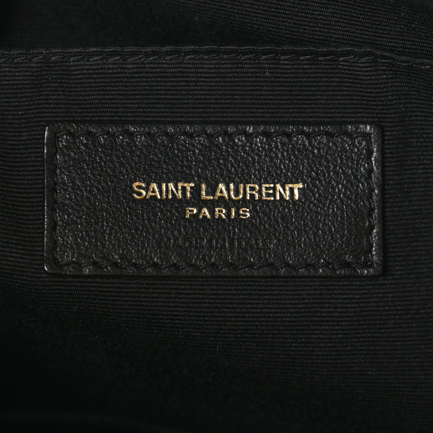Saint Laurent Calfskin Matelasse Monogram Lou Camera Bag Black 6 of 10