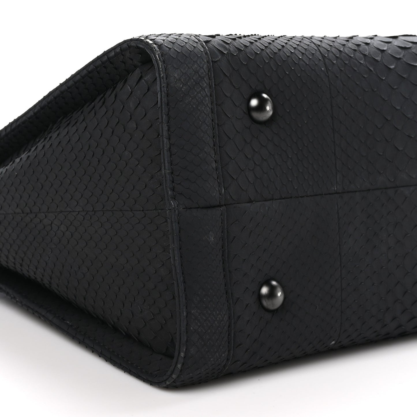 Snakeskin Boy Shopping Tote So Black