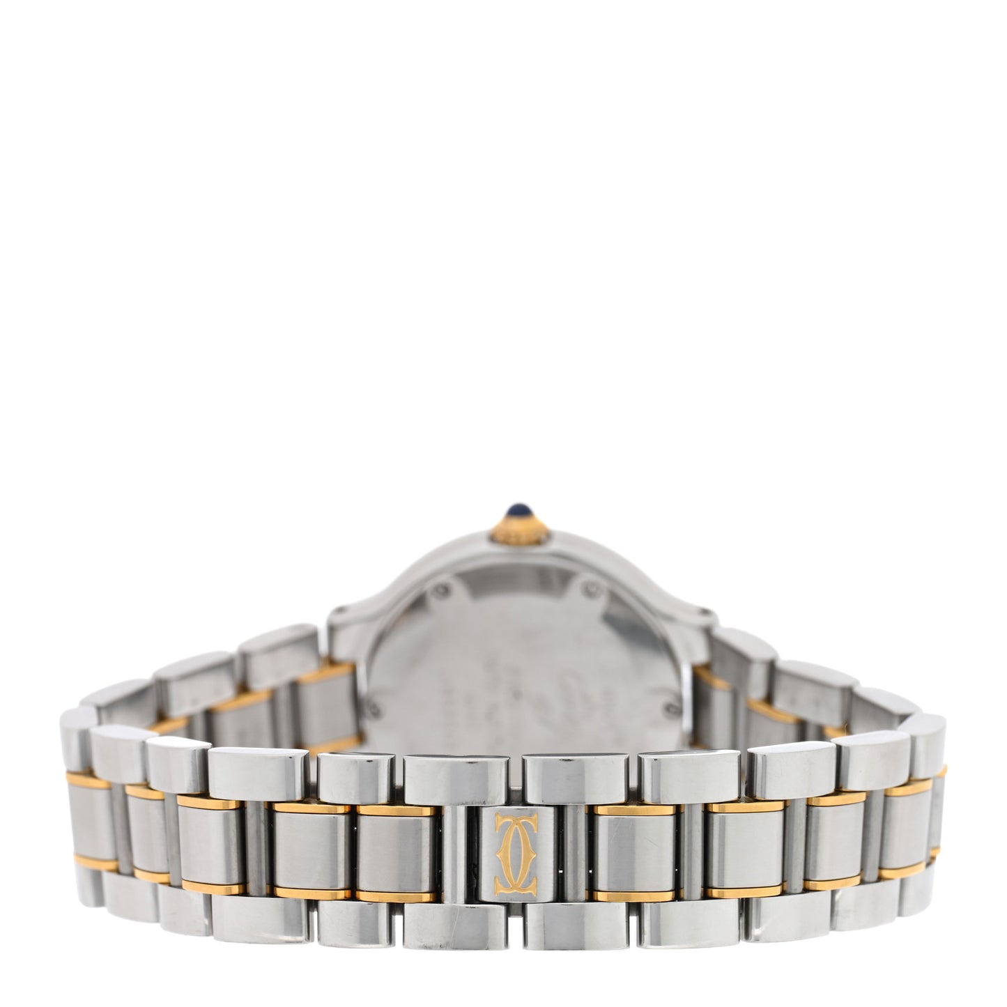 Stainless Steel 18K Yellow Gold 28mm Must de 21 Quartz Watch