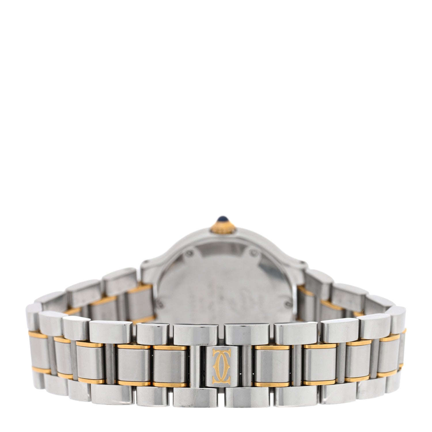 Cartier Stainless Steel 18K Yellow Gold 28mm Must de 21 Quartz Watch 3 of 4