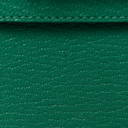 Hermes Chevre Mysore Kelly To Go Wallet Vert Vertigo 9 of 9