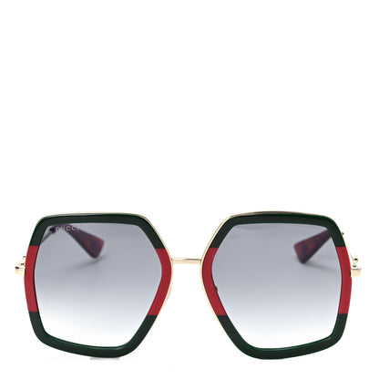 Gucci Square Frame Web GG0106S Sunglasses Tortoise 2 of 8