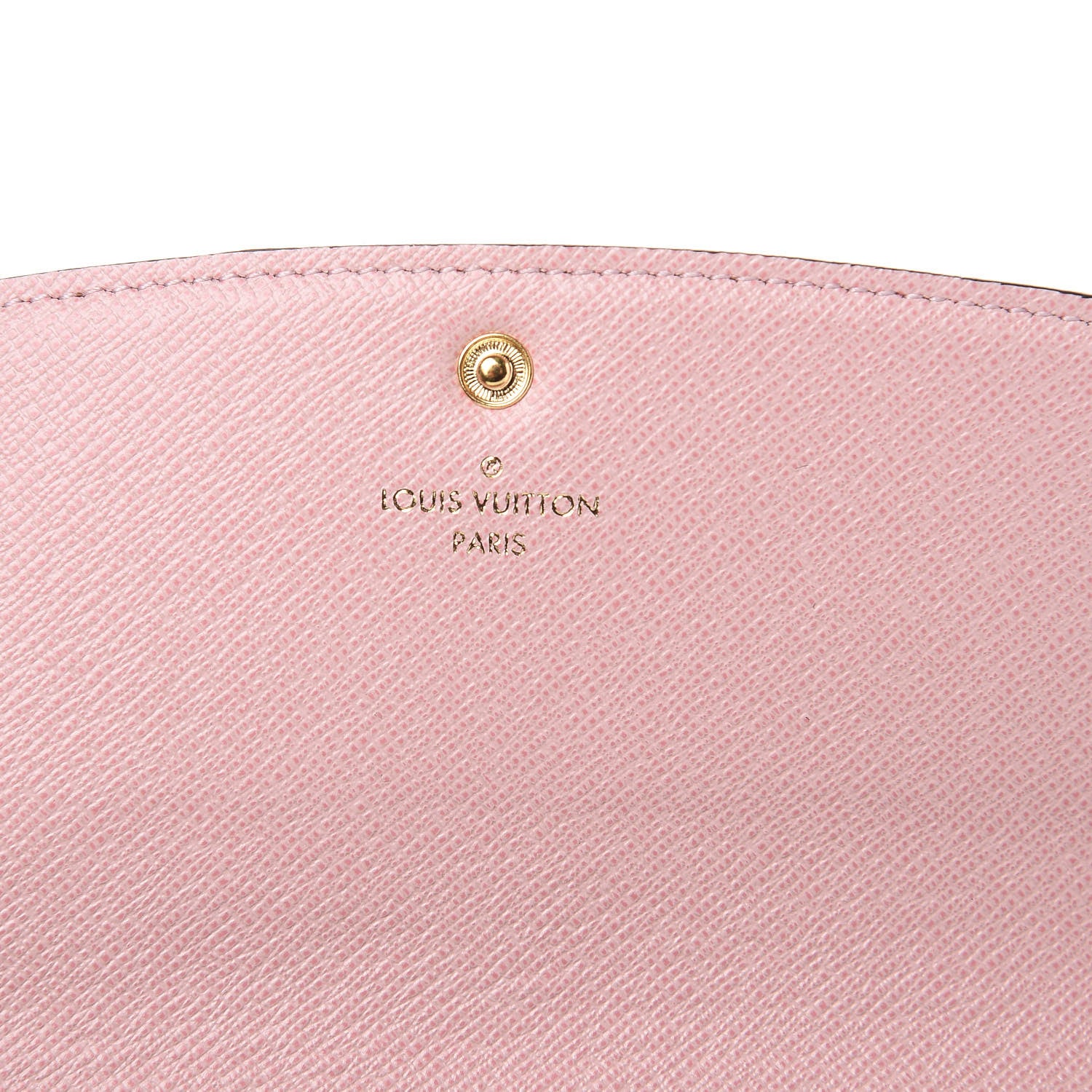 Louis Vuitton Damier Ebene Emilie Wallet Rose Ballerine 6 of 7