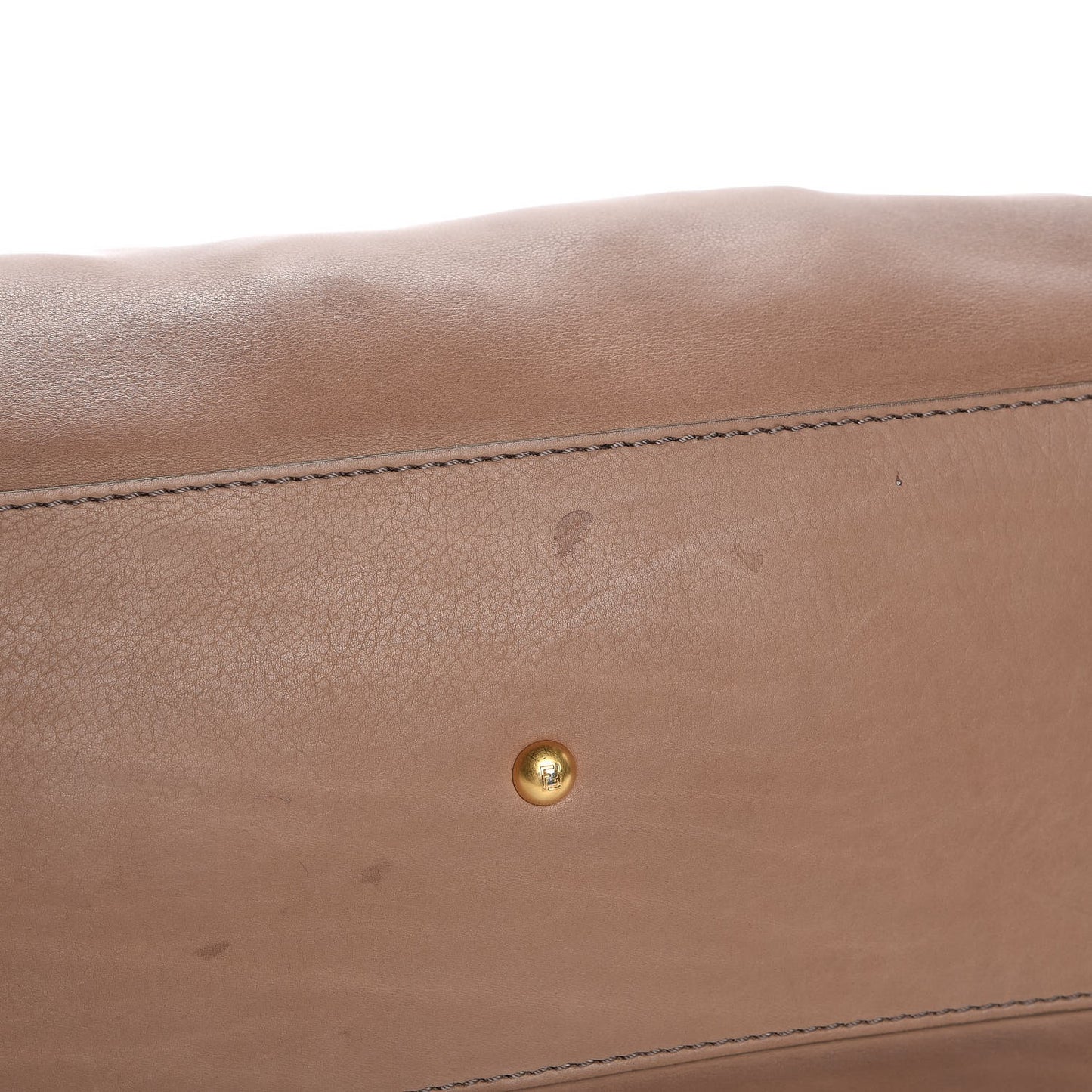 Vitello Saddle Large Peekaboo Iconic Satchel Moro