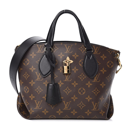 Louis Vuitton Monogram Flower Zipped Tote PM Black 1 of 10
