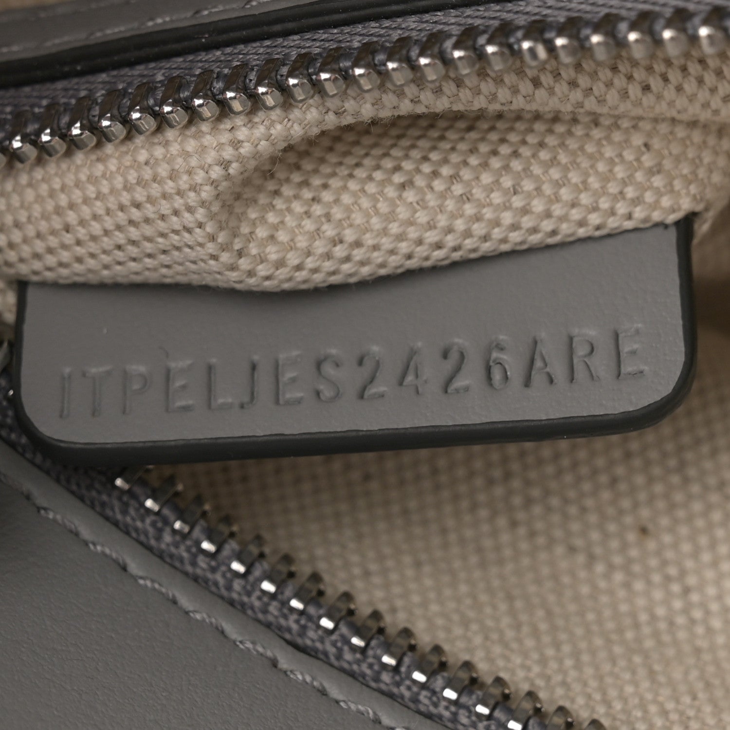 Burberry Calfskin Check Mini Pocket Bag Grey 7 of 10