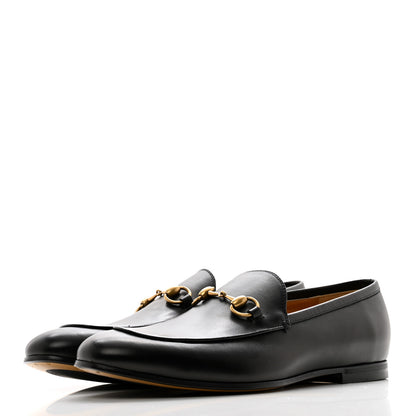 Gucci Calfskin Horsebit Mens Jordaan Loafers 9 Black 3 of 11