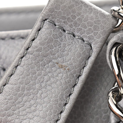 Chanel Caviar Quilted Grand Shopping Tote GST Light Grey 11 of 12