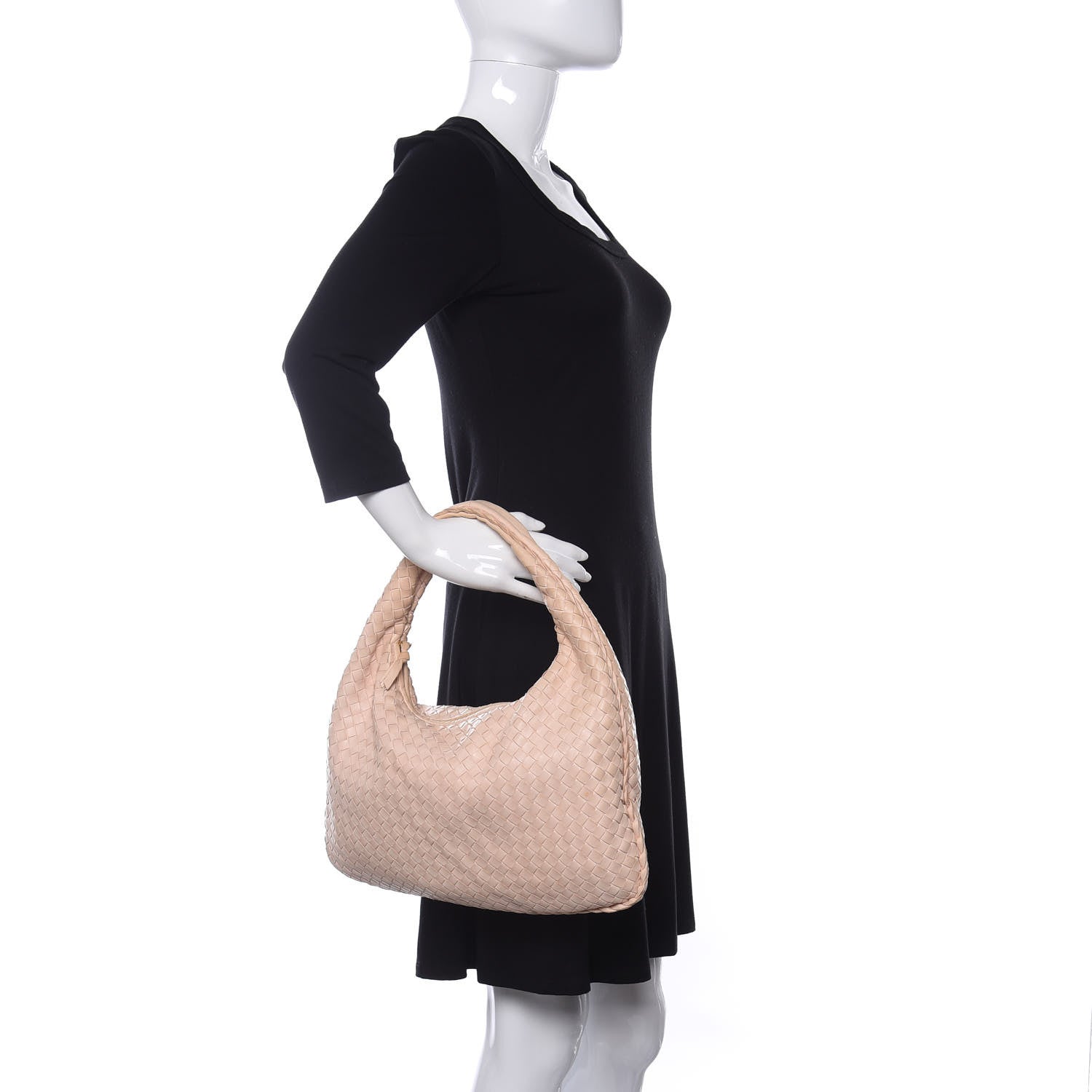 Bottega Veneta Nappa Intrecciato Medium Veneta Hobo Flamingo 2 of 12