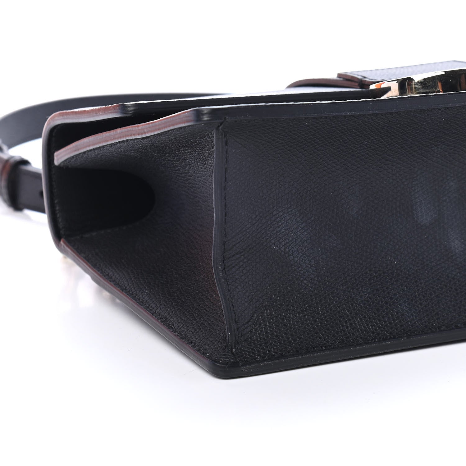 Christian Dior Grained Calfskin Embossed 30 Montaigne Chain Flap Bag Black 7 of 10