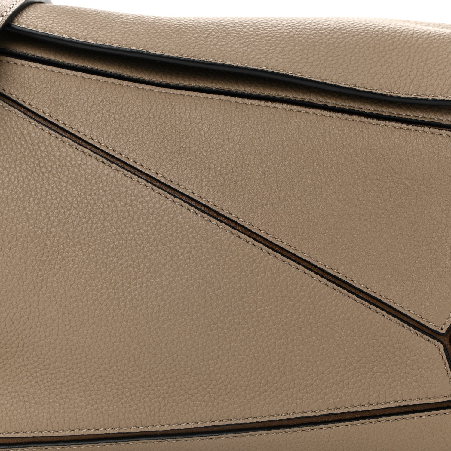 Loewe Grained Calfskin Small Puzzle Bag Sand Mink 7 of 10
