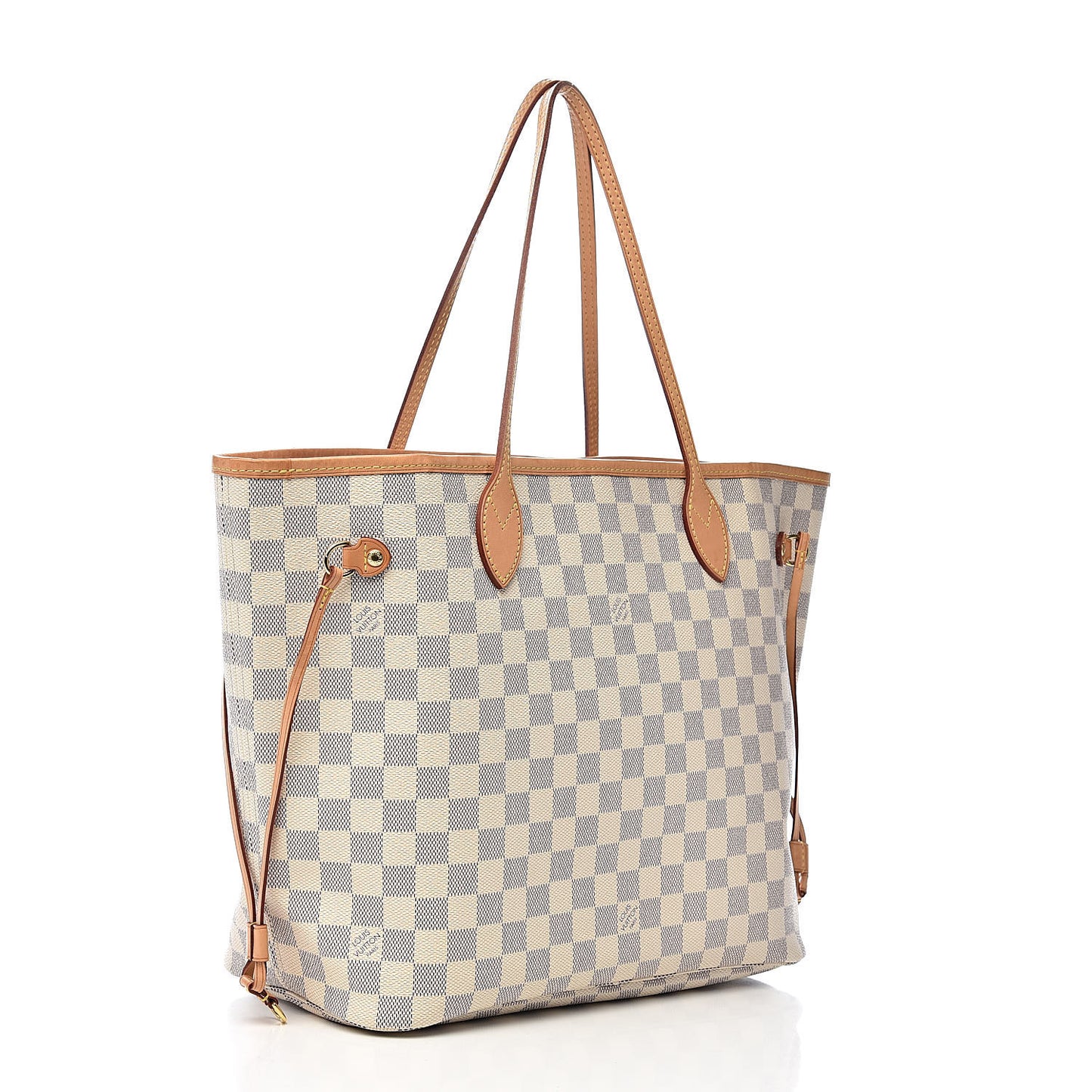 Damier Azur Neo Neverfull MM Rose Ballerine