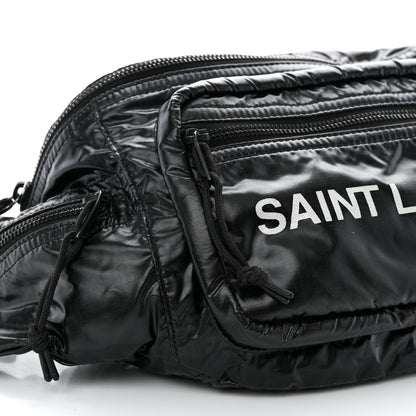 Saint Laurent Nylon Logo Nuxx Body Belt Bag Black 9 of 10