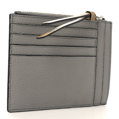 Loewe Soft Grained Calfskin Large Square Coin Cardholder Stone Blue Pearl Grey 3 of 8