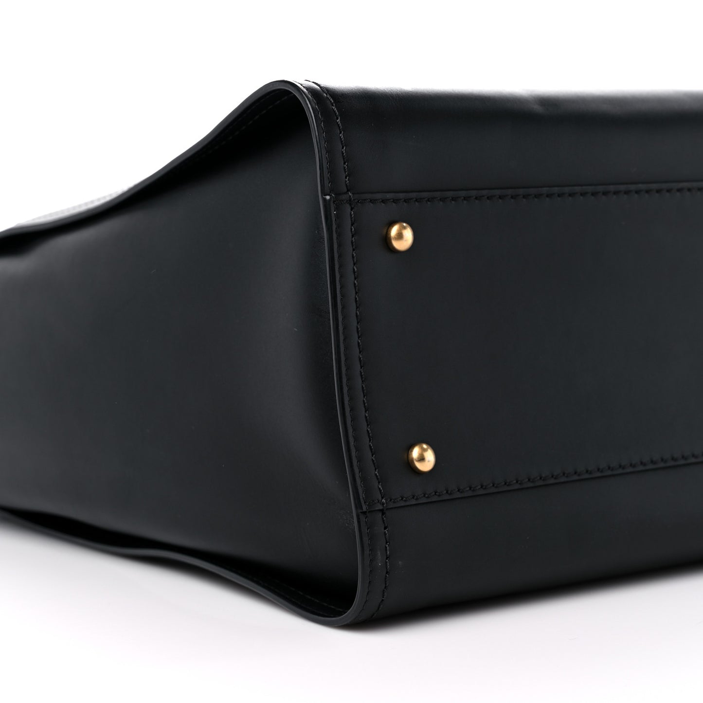 Calfskin Medium Deauville Tote Black