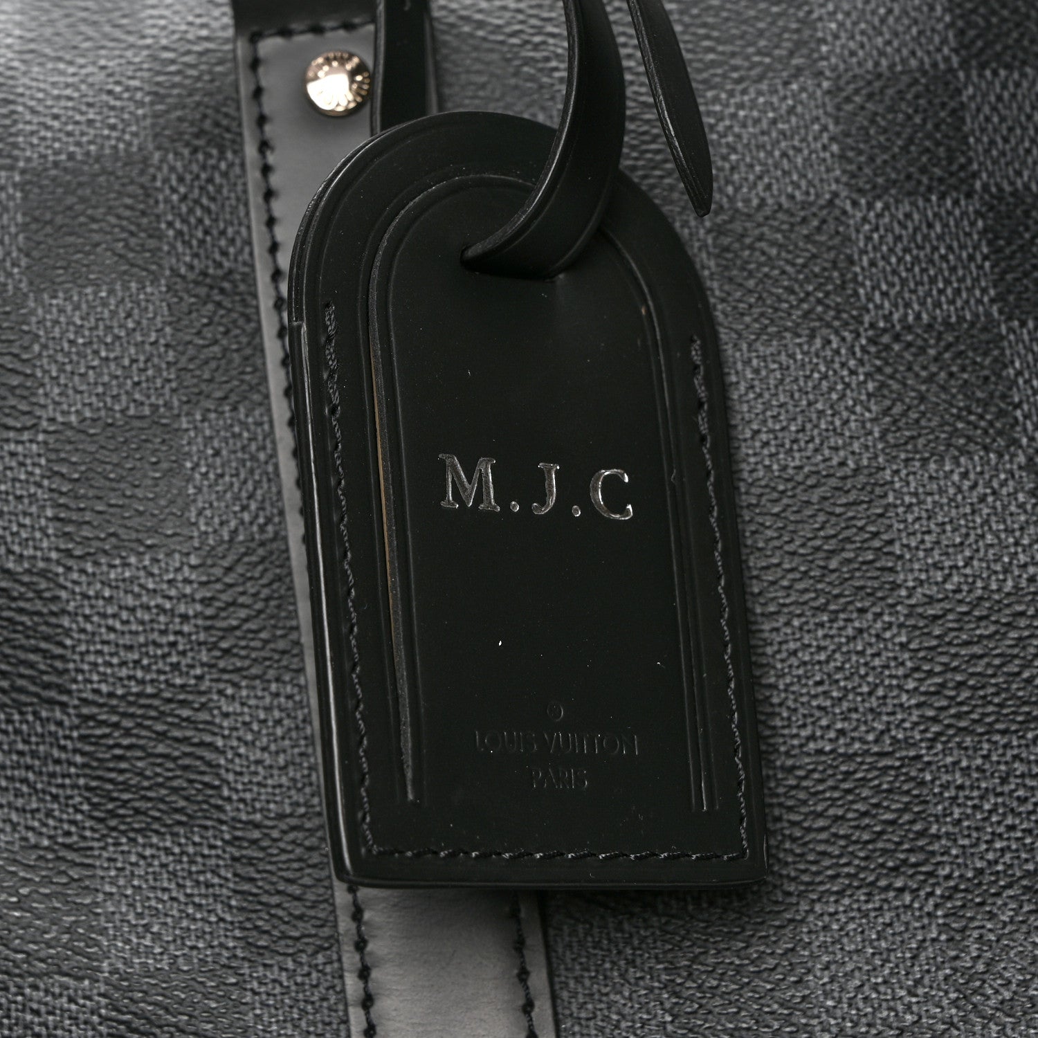 Louis Vuitton Damier Graphite Keepall Bandouliere 55 13 of 14