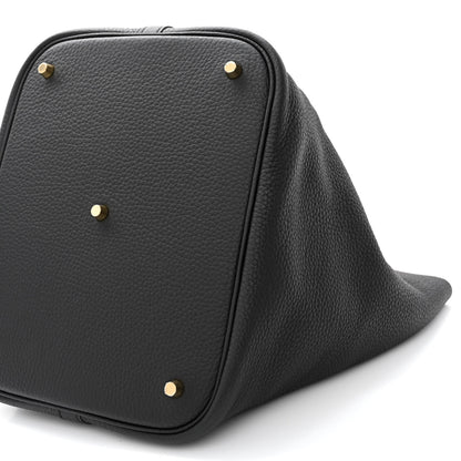 Hermes Taurillon Clemence Picotin Lock 26 GM Black 10 of 14