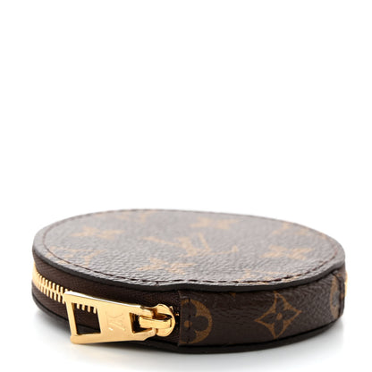Louis Vuitton Monogram OnTheGo East West Round Coin Purse Red 4 of 6