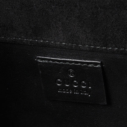 Gucci Patent Microguccissima Small Broadway Clutch Black 6 of 8
