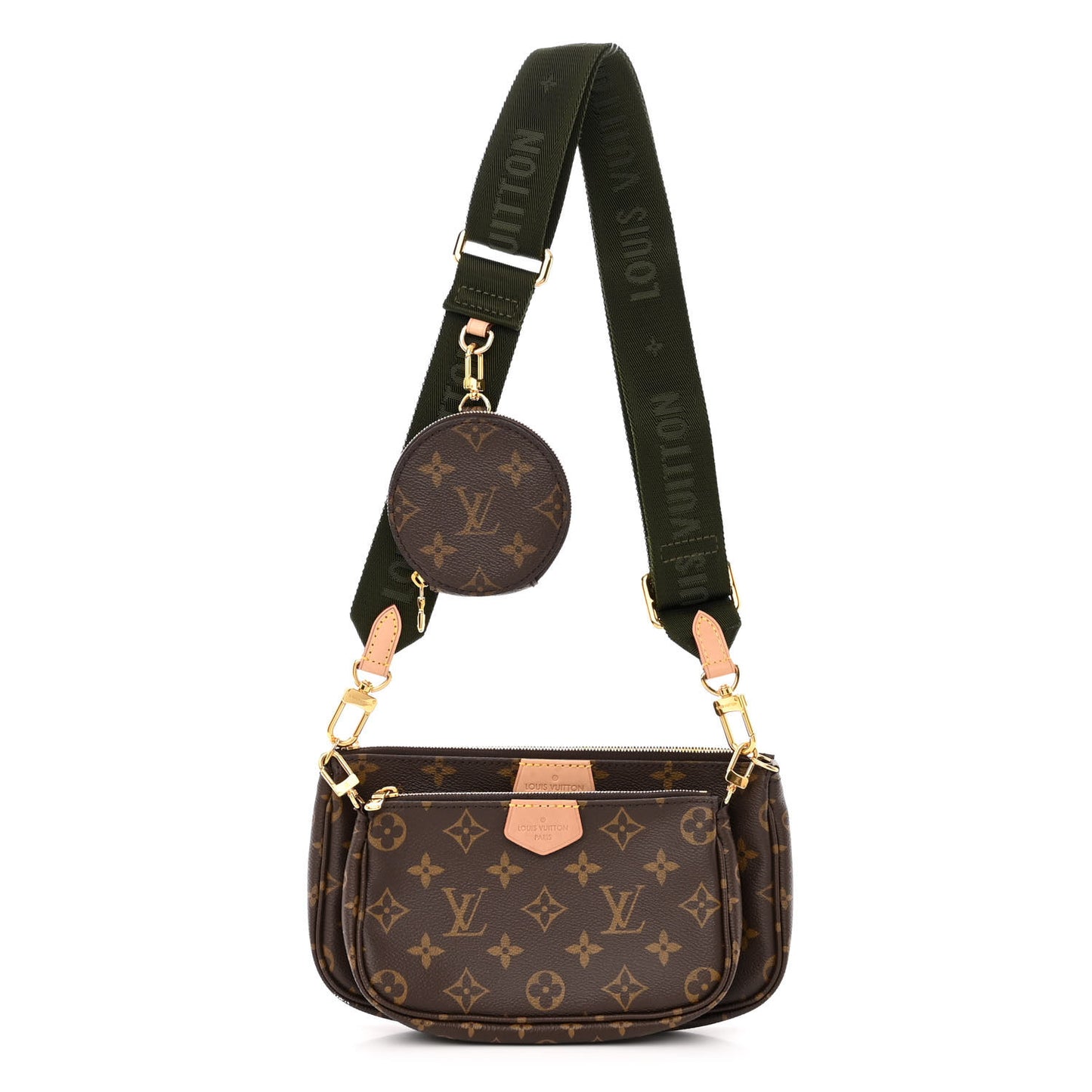 Monogram Multi Pochette Accessories Kaki