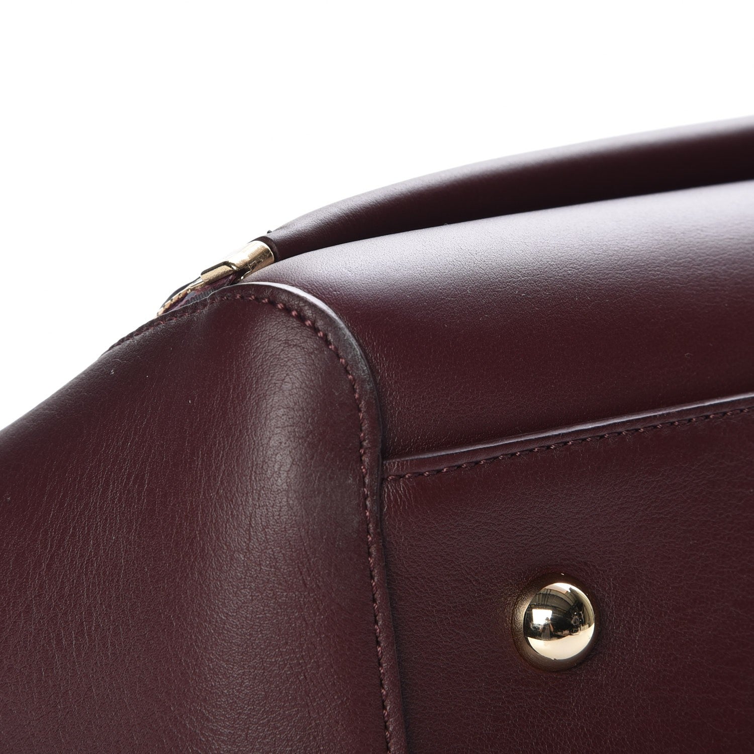 Mulberry Silky Calf Oversized Willow Tote Oxblood 9 of 11