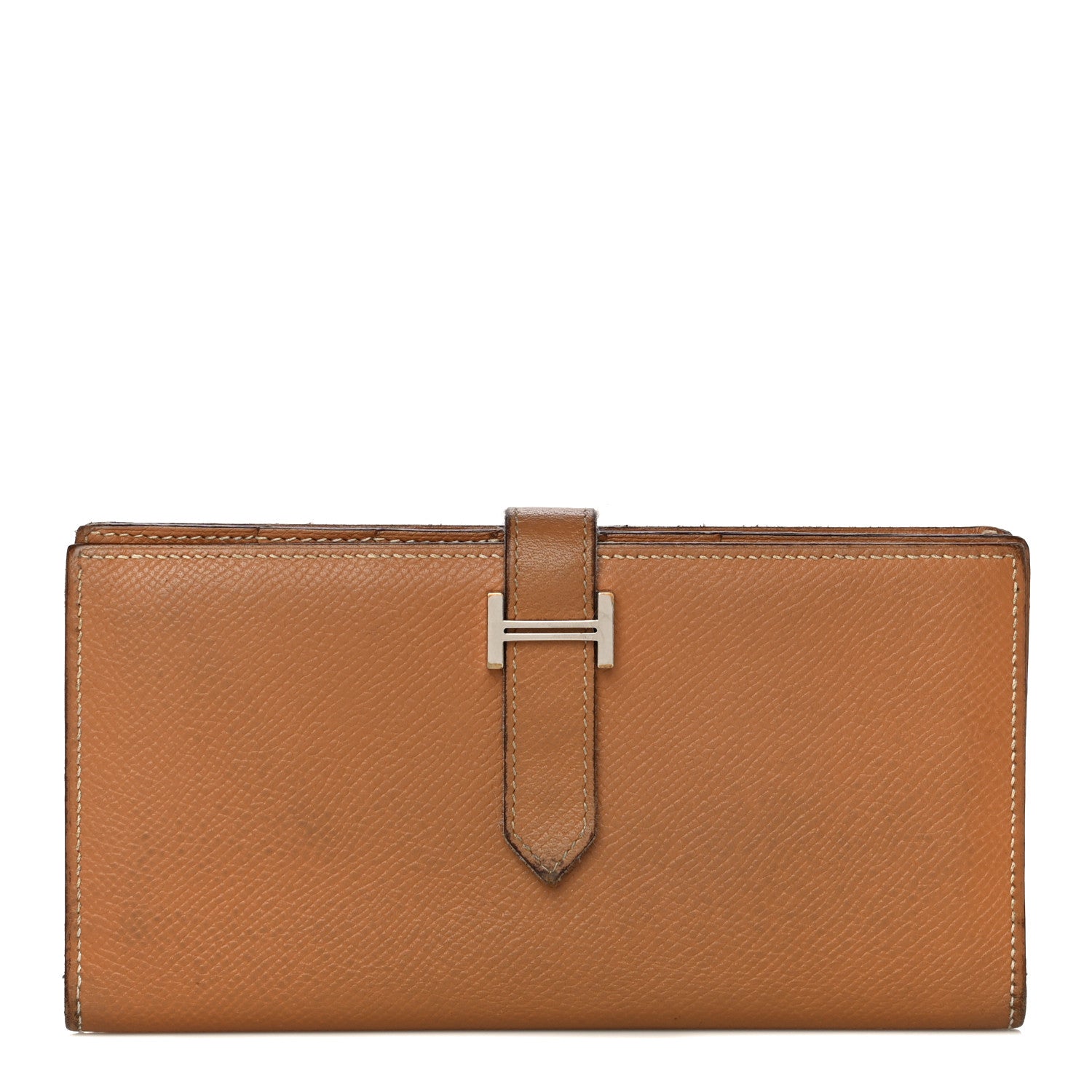 Hermes Epsom Bearn Gusset Wallet Gold 1 of 27