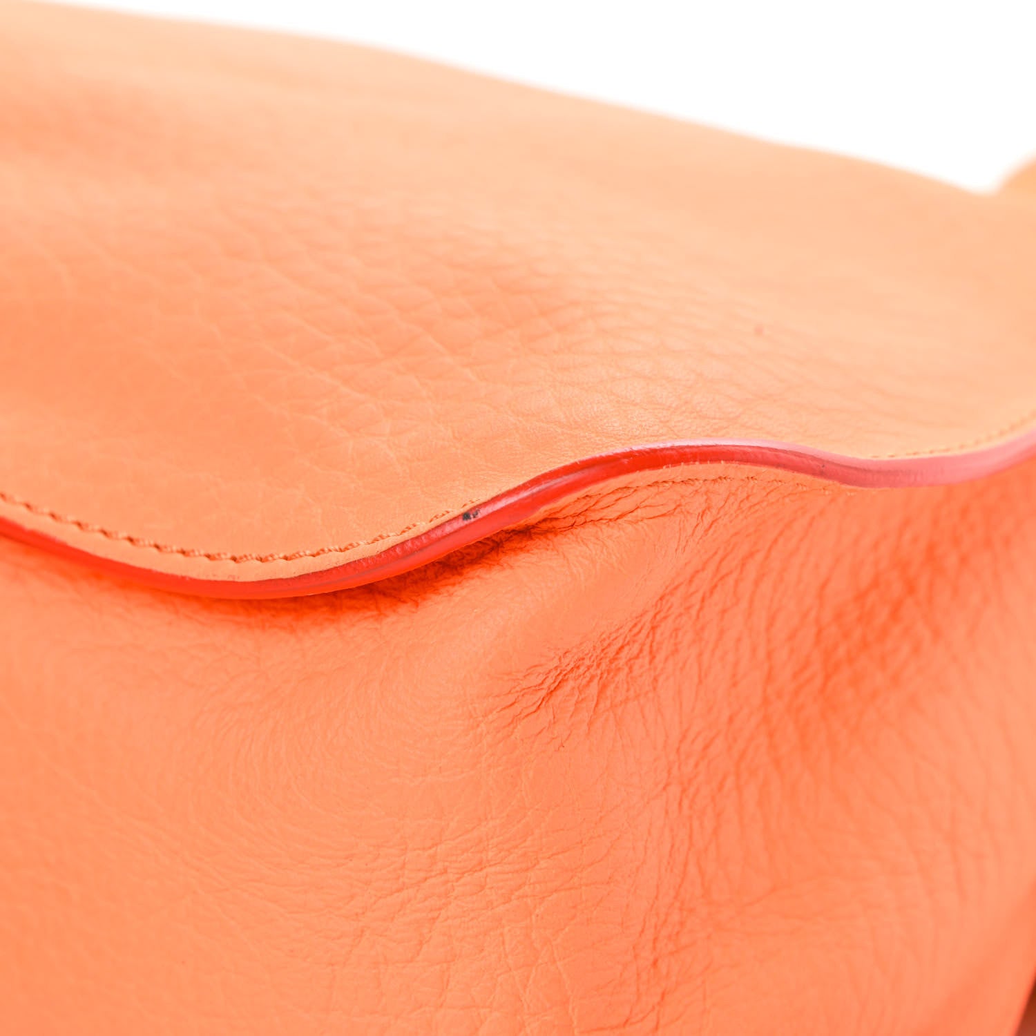 Chloe Calfskin Medium Marcie Satchel Orange Fizz 11 of 18