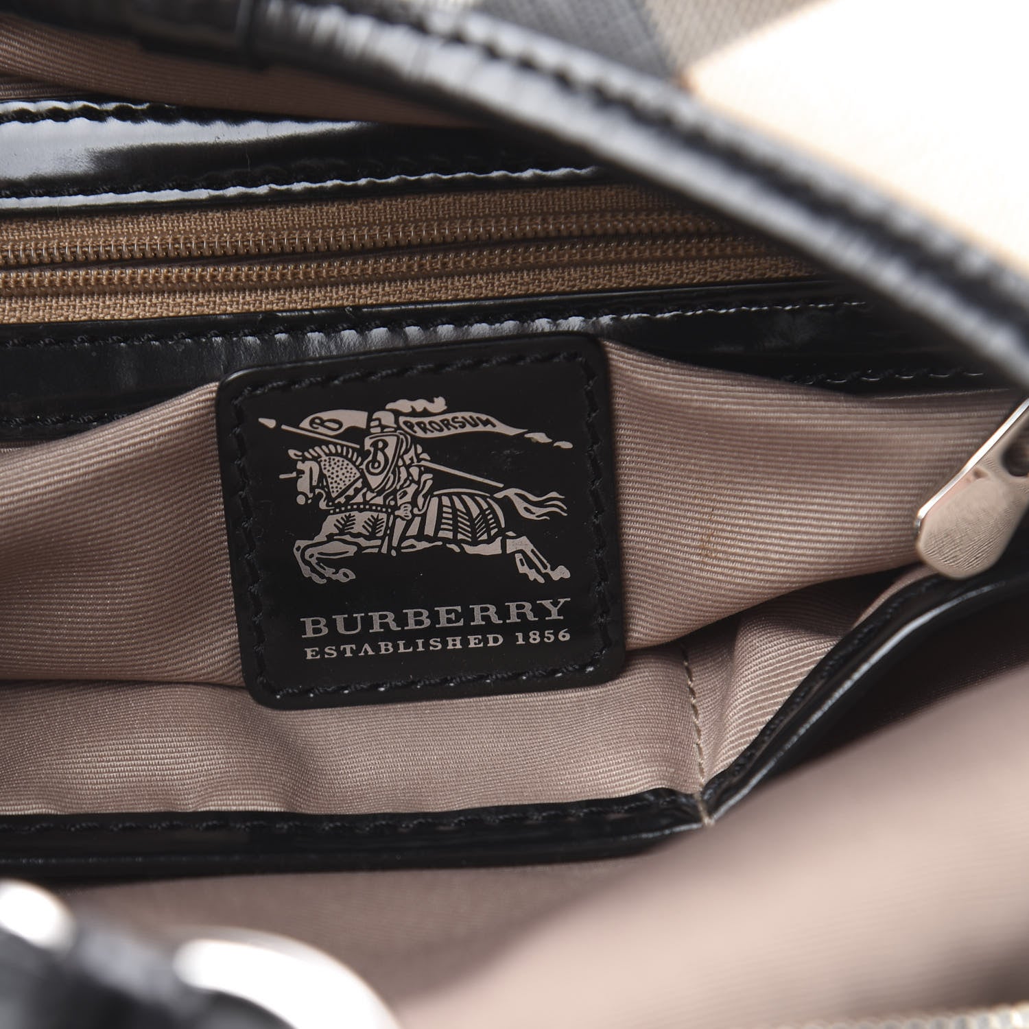 Burberry Supernova Check Large Larkin Hobo Black 6 of 15