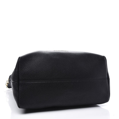 Burberry Grainy Calfskin Medium Cale Hobo Black 3 of 11