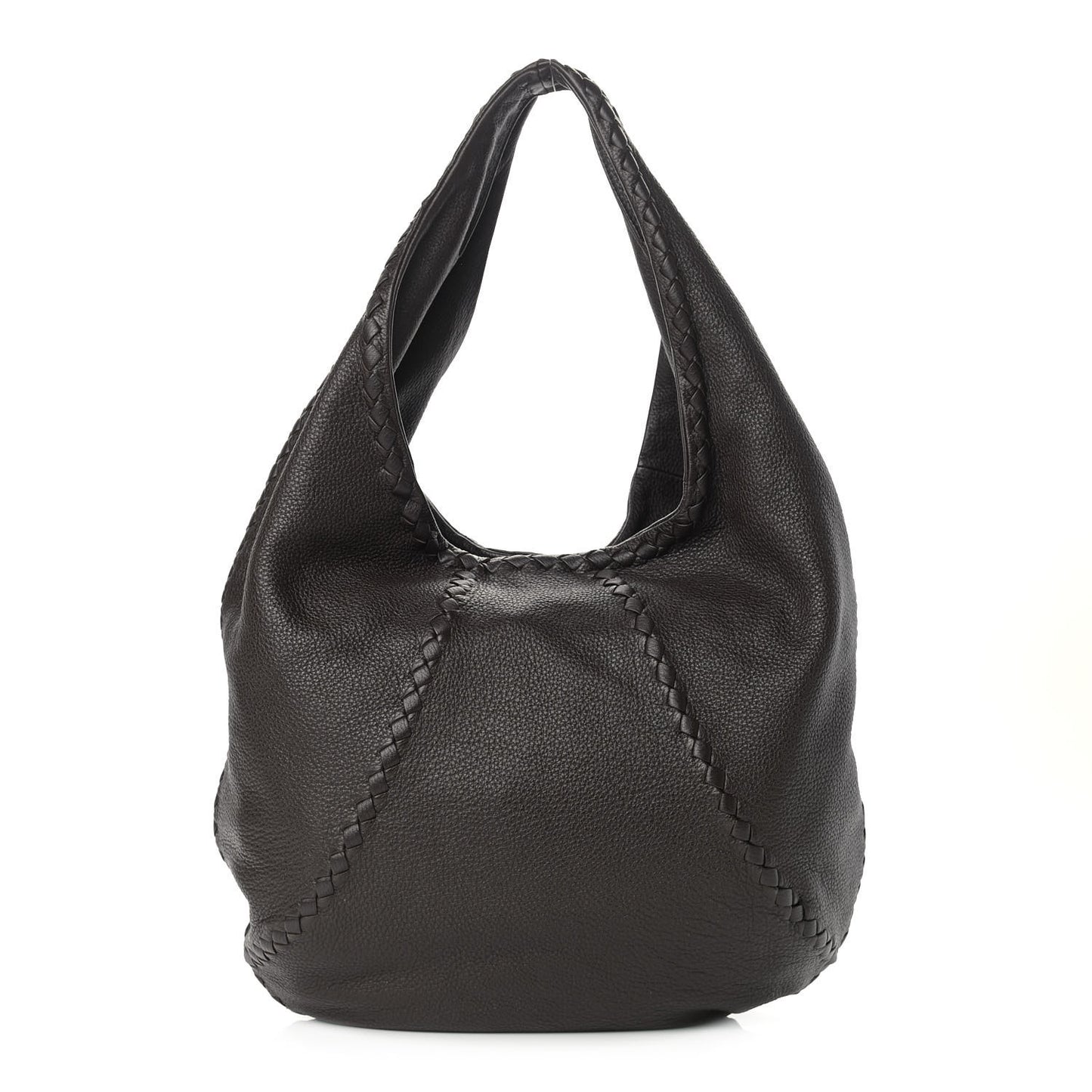 Cervo Deerskin Large Hobo Ebano