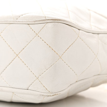 Chanel Lambskin Quilted Tassel Camera Case White 11 of 14