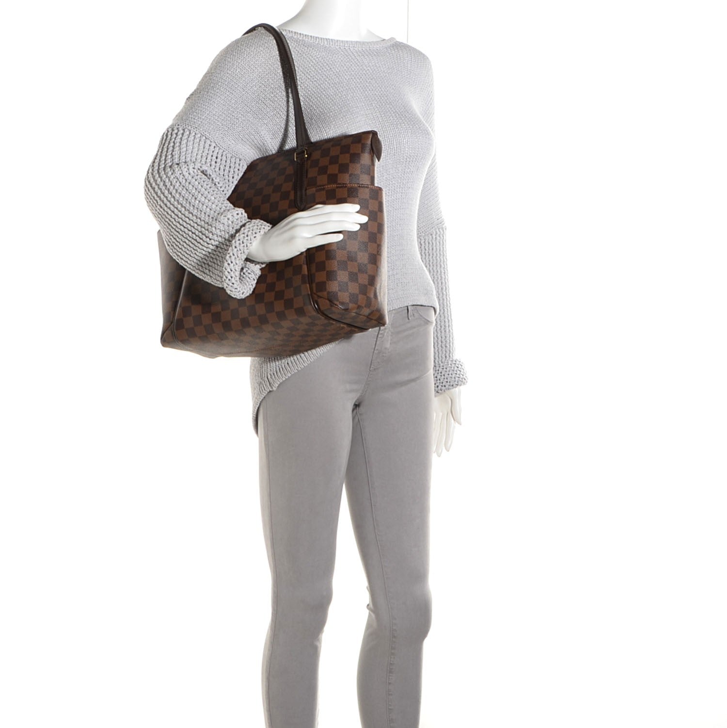 Louis Vuitton Damier Ebene Totally MM 2 of 8